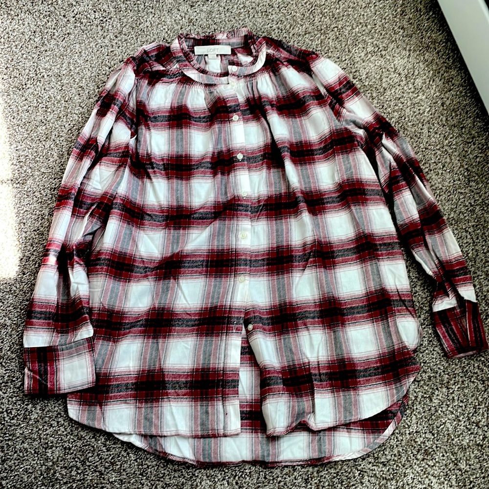 Loft Plaid Tunic